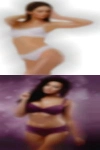 Thick underwear filled breasts
