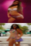 Black woman looking white fuck