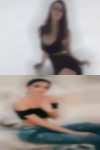 Swinging webcam meet female
